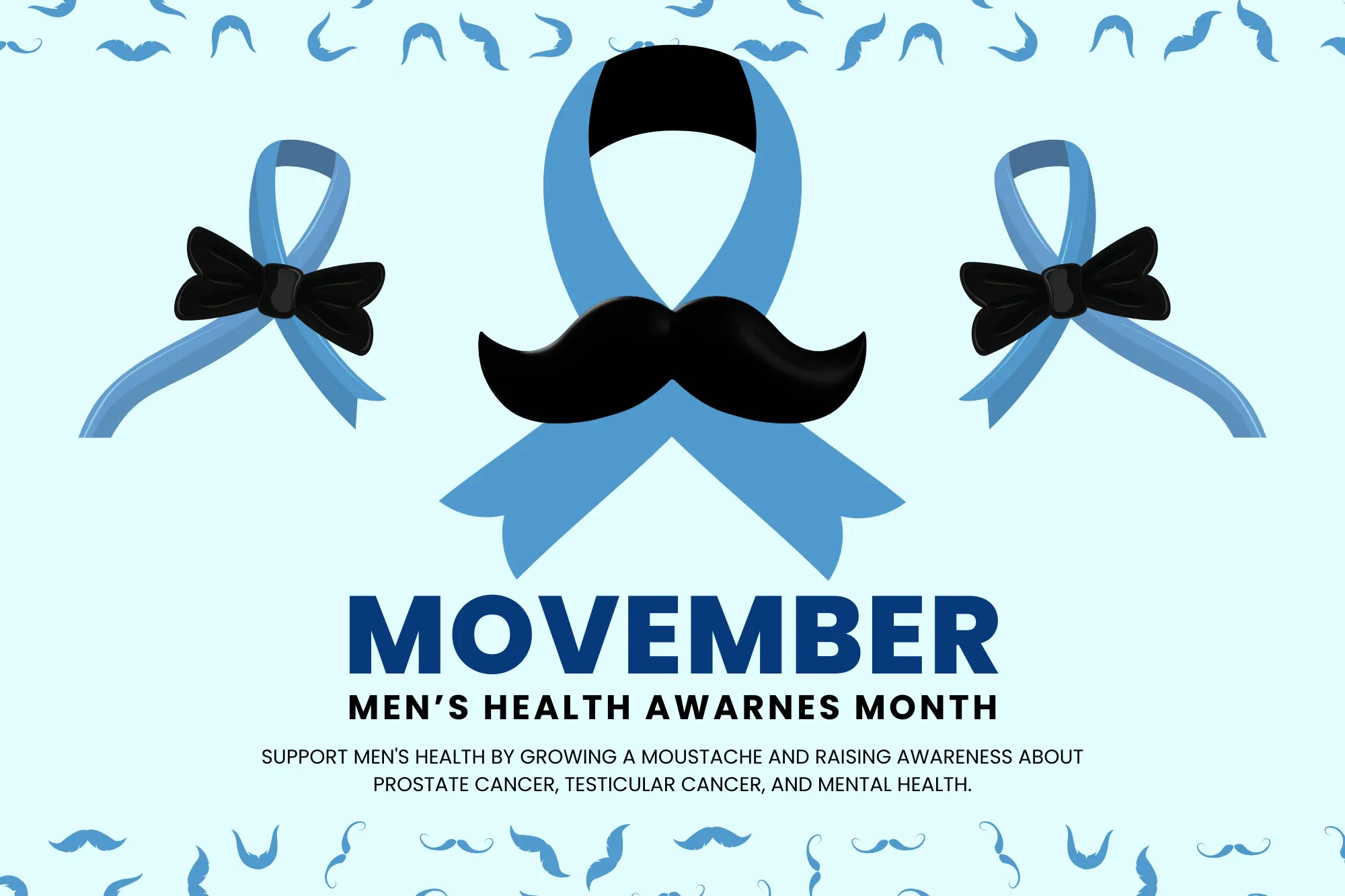 Movember Mens Health Awareness Month