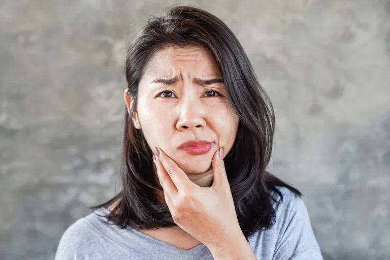Asian Woman Stroke Face image